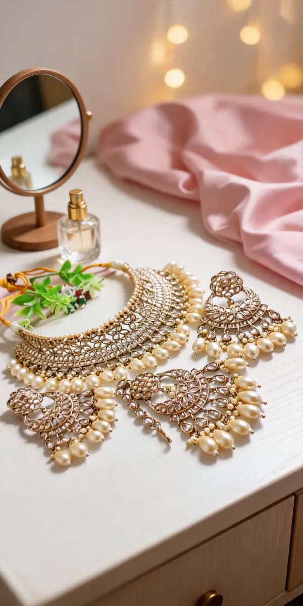 White_Gold_Tone_Reverse_Ad_Kundan_Pearl_Bridal_Jewellery_Set_For_Women