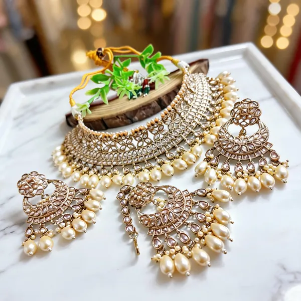 White_Gold_Tone_Reverse_Ad_Kundan_Pearl_Bridal_Jewellery_Set_For_Women