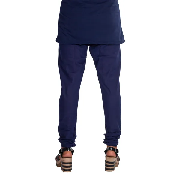 Navy_Cotton_Slim_Fit_Chudidar_Pant_For_Women