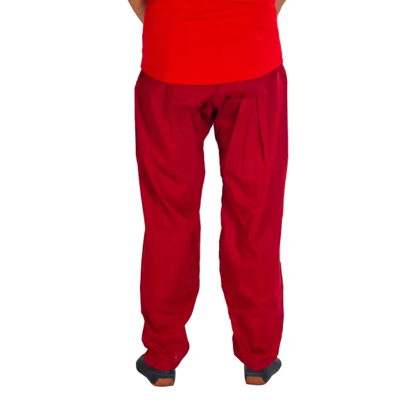 Maroon_Cotton_Relaxed_Fit_Salwar_Pant_For_Women