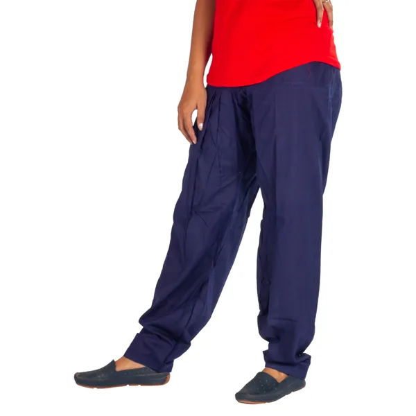 Navy_Cotton_Relaxed_Fit_Salwar_Pant_For_Women