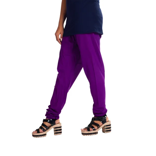 Orchid_Cotton_Gathered_Chudidar_Pant_For_Women