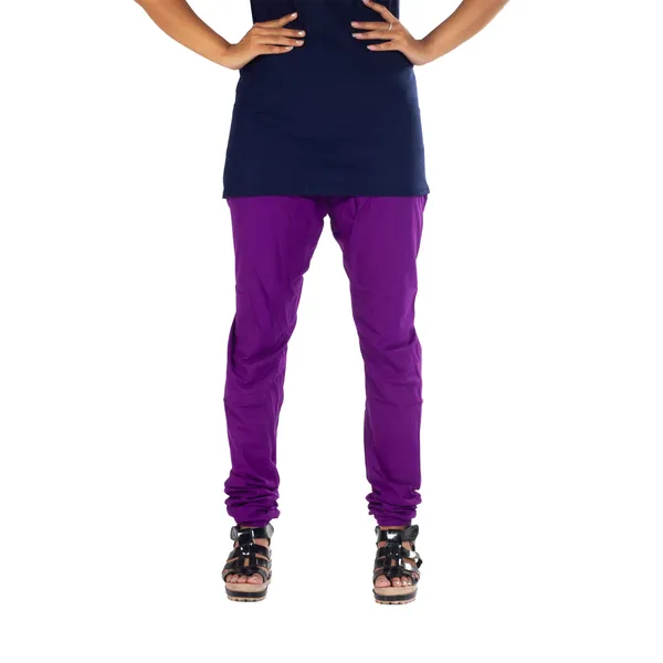 Orchid_Cotton_Gathered_Chudidar_Pant_For_Women