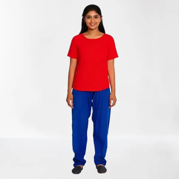 Dark_Blue_Cotton_Relaxed_Fit_Salwar_Pant_For_Women