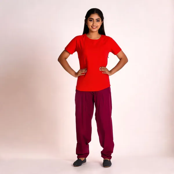 Fuchsia_Cotton_Relaxed_Fit_Salwar_Pant_For_Women