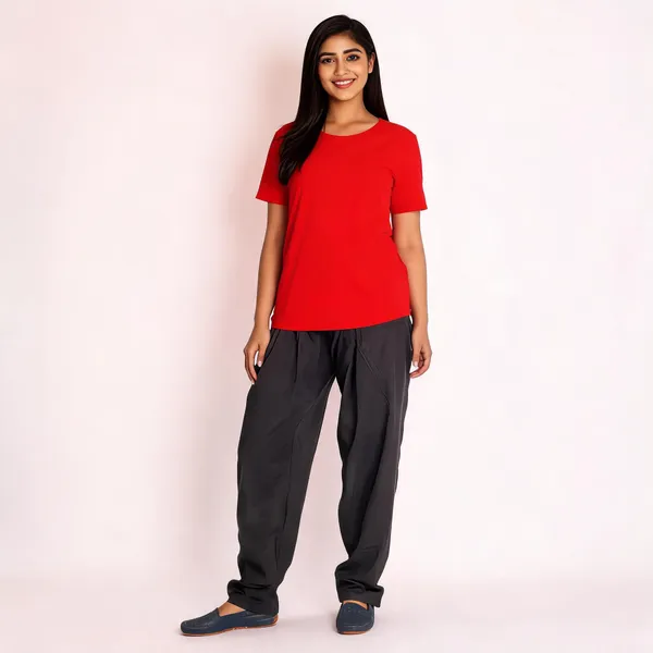 Black_Cotton_Relaxed_Fit_Salwar_Pant_For_Women