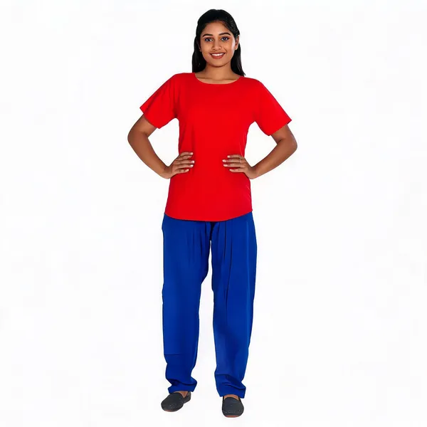 Dark_Blue_Cotton_Relaxed_Fit_Salwar_Pant_For_Women