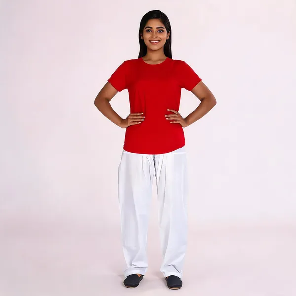 White_Cotton_Relaxed_Fit_Salwar_Pant_For_Women