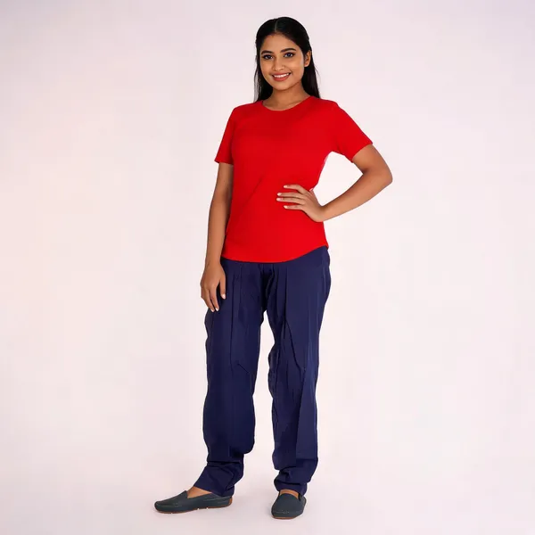 Navy_Cotton_Relaxed_Fit_Salwar_Pant_For_Women
