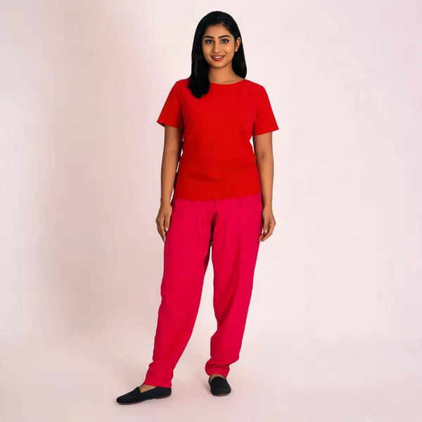 Peach_Cotton_Relaxed_Fit_Salwar_Pant_For_Women