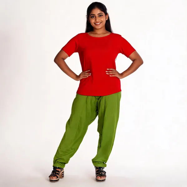 Mehendi_Green_Cotton_Relaxed_Fit_Salwar_Pant_For_Women