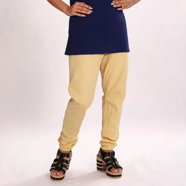 Skin_Cotton_Gathered_Chudidar_Pant_For_Women