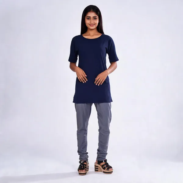 Grey_Cotton_Gathered_Chudidar_Pant_For_Women