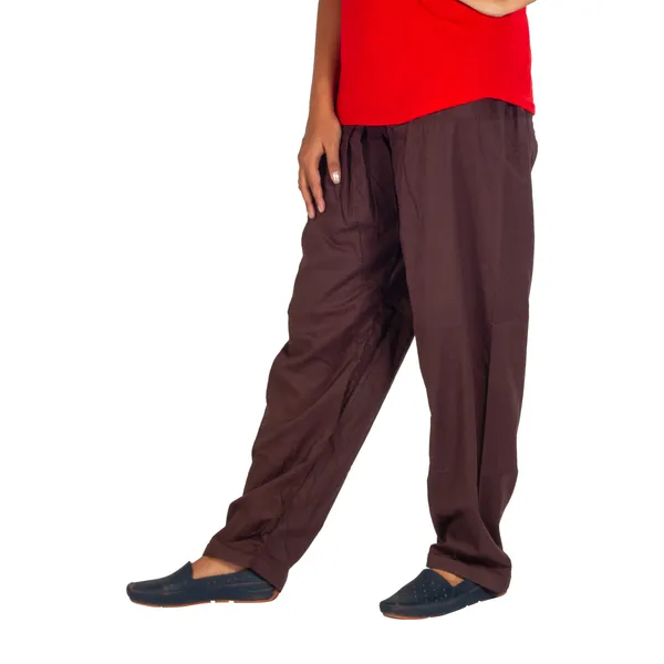 Wine_Cotton_Relaxed_Fit_Salwar_Pant_For_Women
