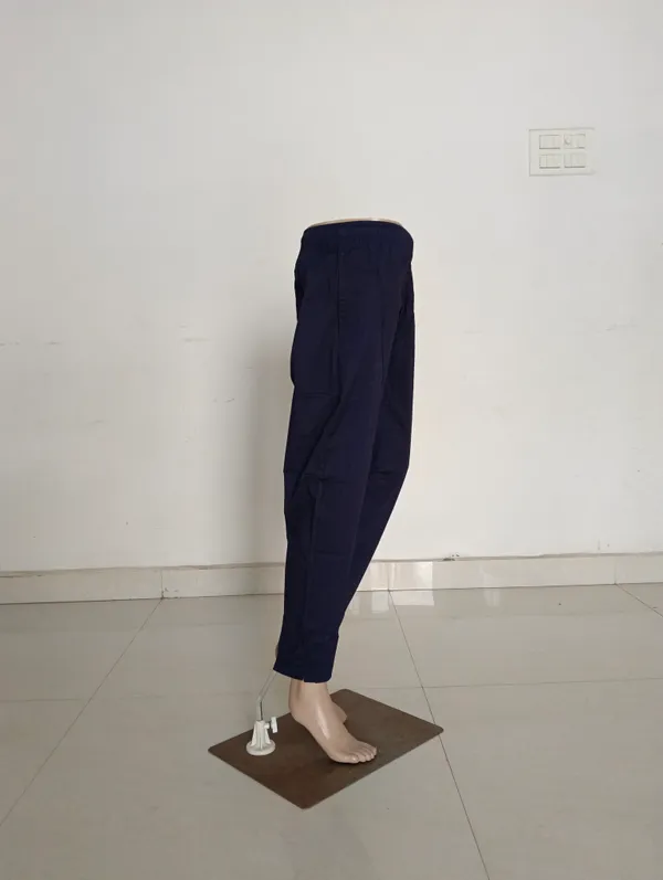 Navy_Cotton_Lycra_Straight_Kurti_Pant_For_Women