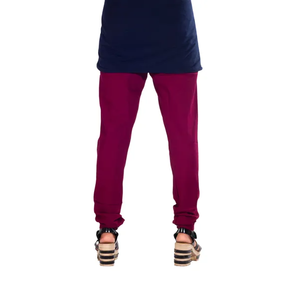 Violet_Cotton_Gathered_Chudidar_Pant_For_Women
