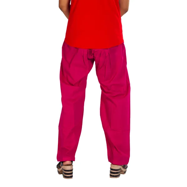 Pink_Cotton_Relaxed_Fit_Salwar_Pant_For_Women