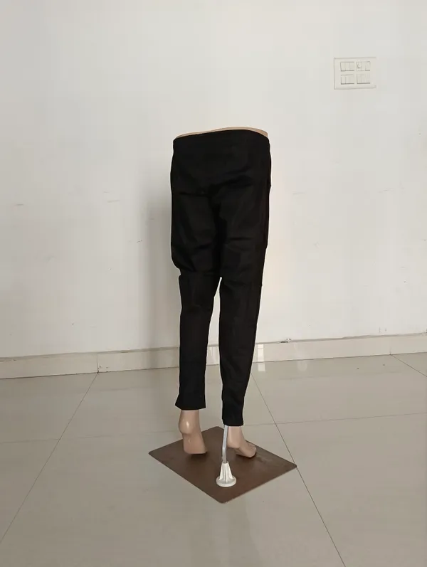 Black_Cotton_Lycra_Straight_Kurti_Pant_For_Women