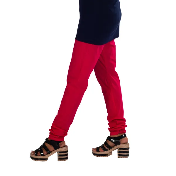 Pink_Cotton_Gathered_Chudidar_Pant_For_Women
