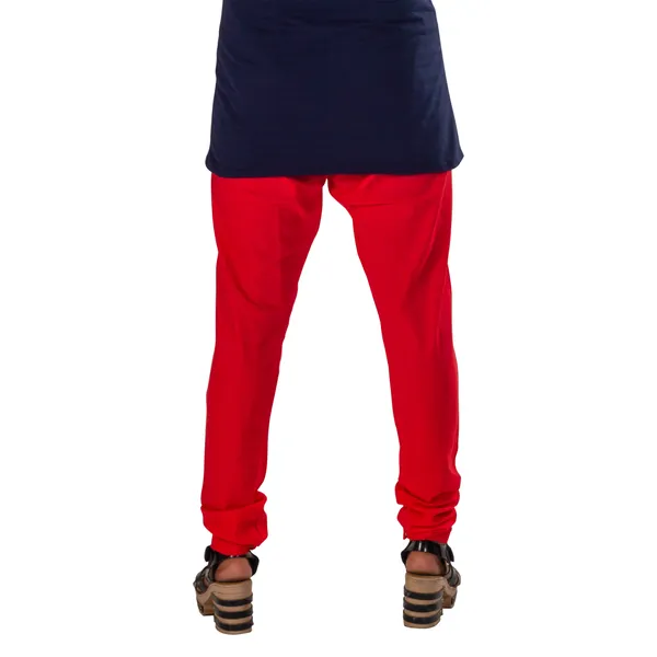 Peach_Cotton_Gathered_Chudidar_Pant_For_Women