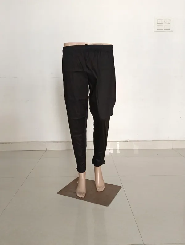 Black_Cotton_Lycra_Straight_Kurti_Pant_For_Women