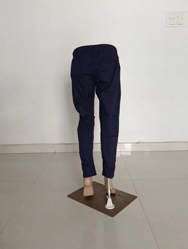 Navy_Cotton_Lycra_Straight_Kurti_Pant_For_Women