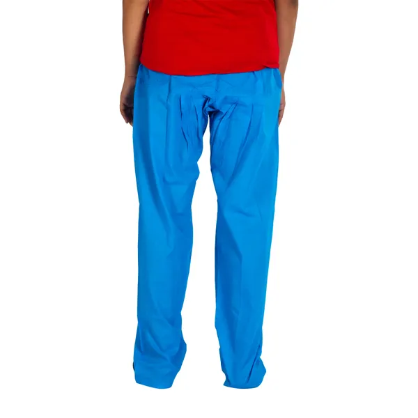 Light_Blue_Cotton_Relaxed_Fit_Salwar_Pant_For_Women
