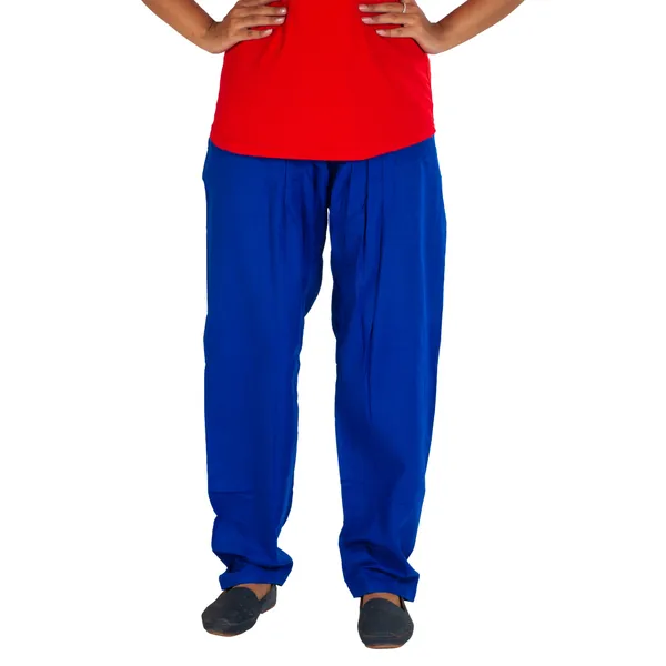 Dark_Blue_Cotton_Relaxed_Fit_Salwar_Pant_For_Women