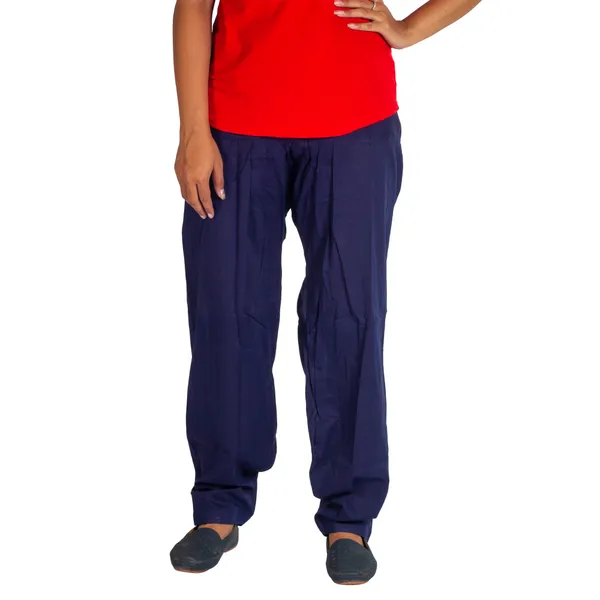 Navy_Cotton_Relaxed_Fit_Salwar_Pant_For_Women