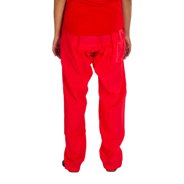 Red_Cotton_Relaxed_Fit_Salwar_Pant_For_Women