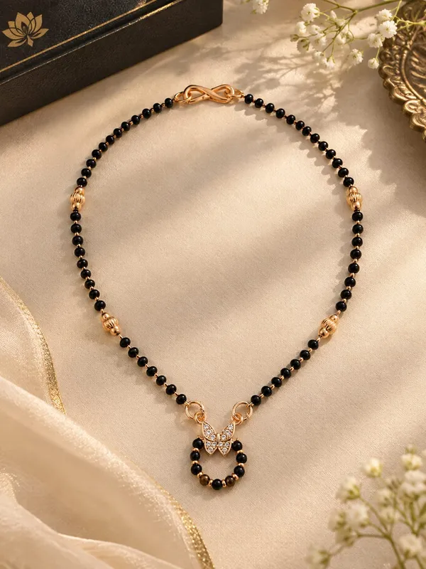 Black_Gold_Brass_Butterfly_Mangalsutra_For_Women