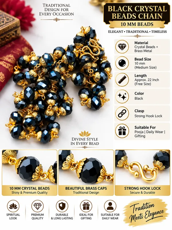 Black_Crystal_Brass_Faceted_Beads_Mala_For_Unisex