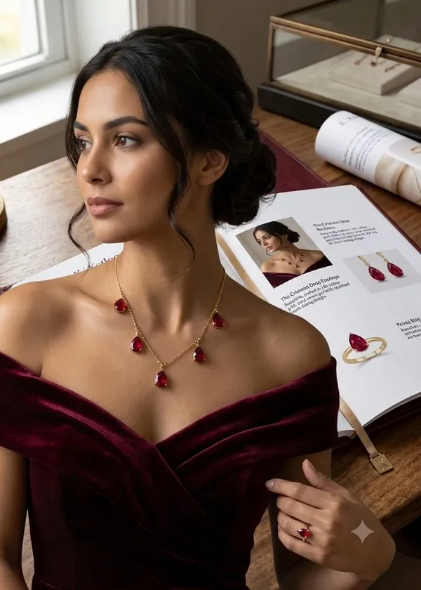 Gold_Brass_Red_Stone_Drop_Necklace_For_Women_-_Pack_of_2