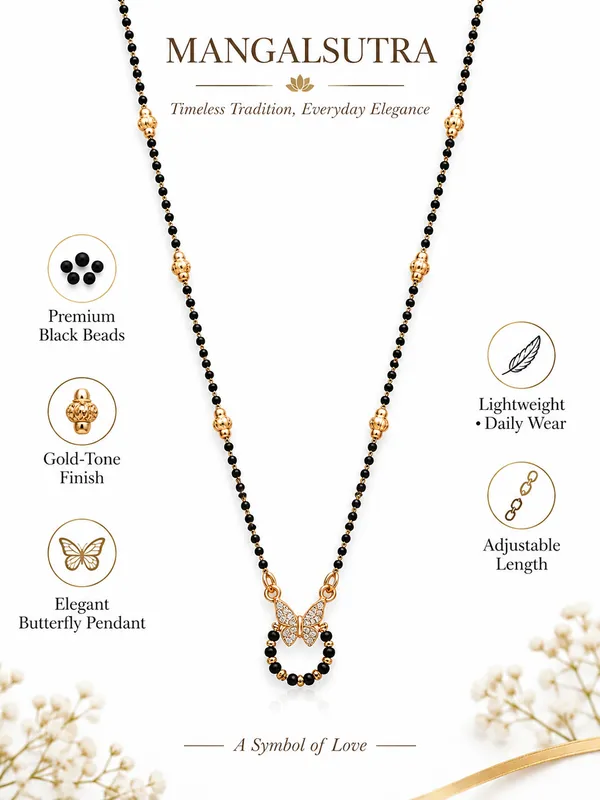 Black_Gold_Brass_Butterfly_Mangalsutra_For_Women