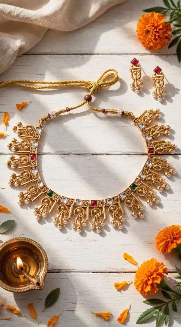 Gold_Brass_Multicolor_Stone_Traditional_Necklace_Set_For_Women