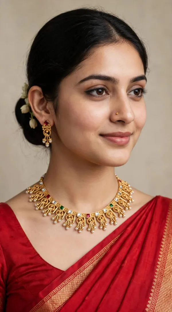 Gold_Brass_Multicolor_Stone_Traditional_Necklace_Set_For_Women
