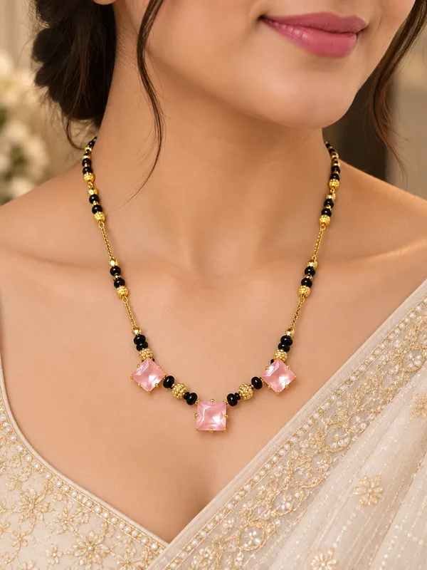 Gold_Black_Brass_Beaded_Statement_Necklace_For_Women_-_Pack_of_2