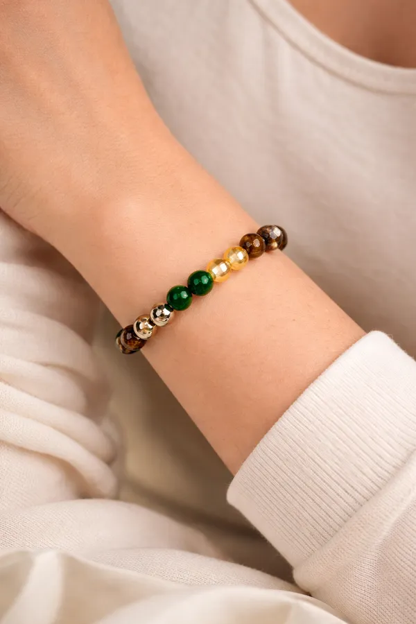 Multicolor_Crystal_Beaded_Bracelet_For_Unisex
