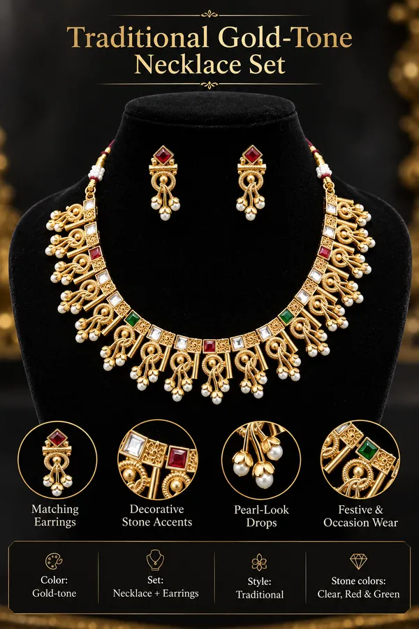 Gold_Brass_Multicolor_Stone_Traditional_Necklace_Set_For_Women