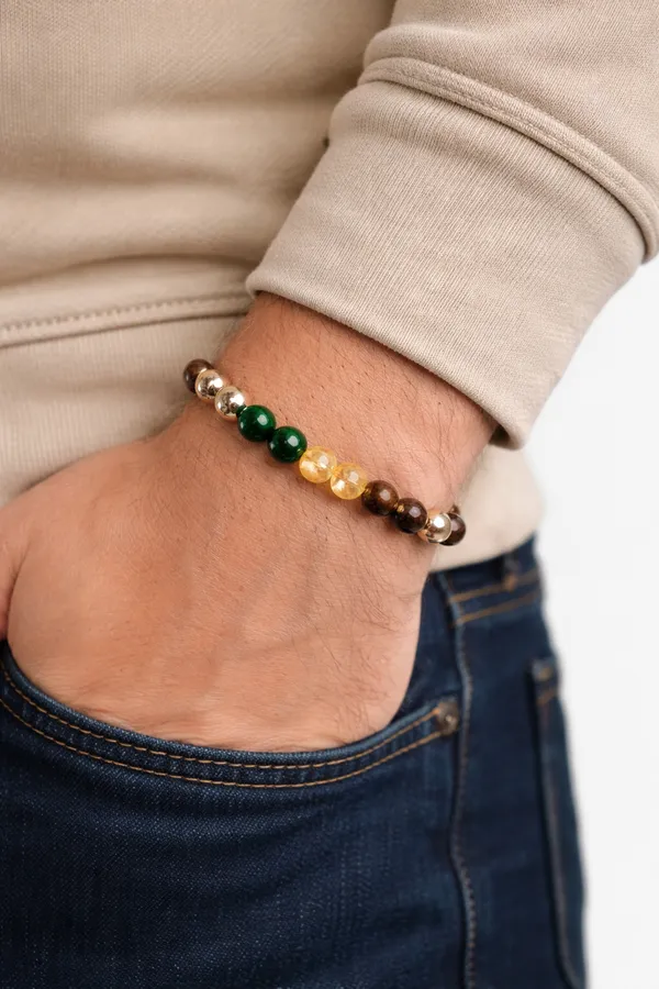 Multicolor_Crystal_Beaded_Bracelet_For_Unisex