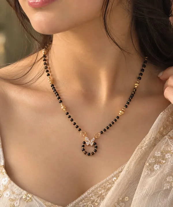 Black_Gold_Brass_Butterfly_Mangalsutra_For_Women