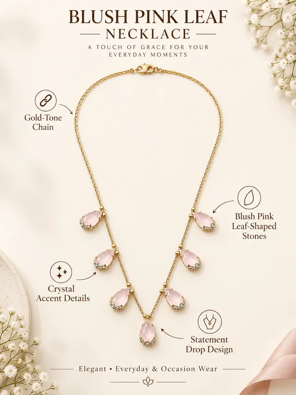 Pink_Brass_Crystal_Leaf_Stone_Drop_Necklace_For_Women_-_Pack_of_2