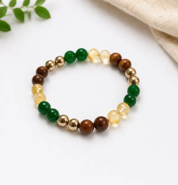 Multicolor_Crystal_Beaded_Bracelet_For_Unisex