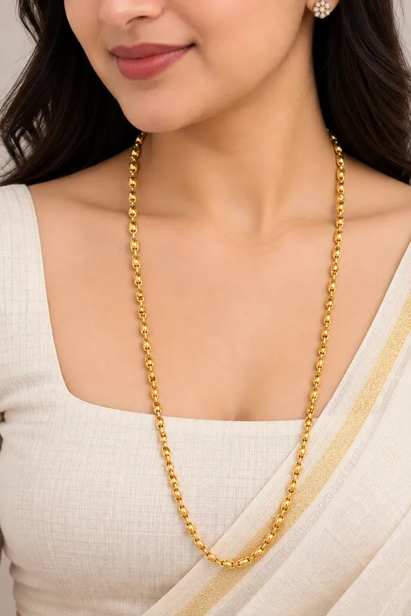 Gold_Brass_Beaded_Link_Chain_Necklace_For_Women