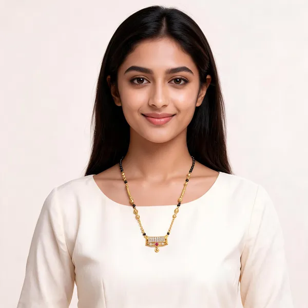 Gold_&_Black_Brass_Ad_Stone_Mangalsutra_Necklace_For_Women