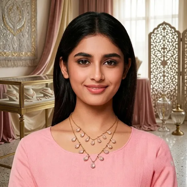Pink_Brass_Crystal_Leaf_Stone_Drop_Necklace_For_Women_-_Pack_of_2