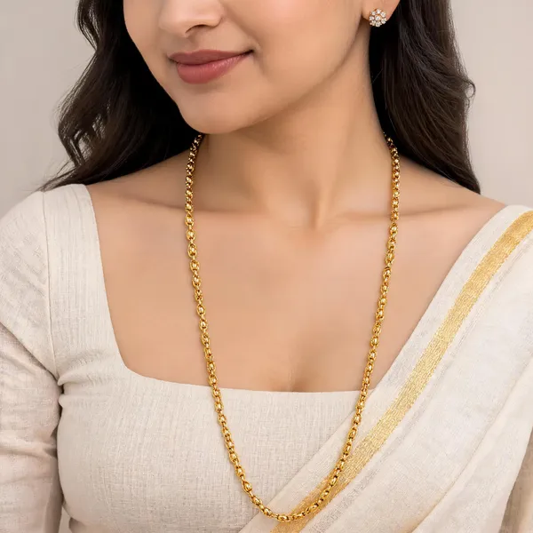 Gold_Brass_Traditional_Chain_Necklace_For_Women
