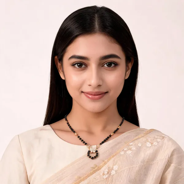 Black_Gold_Brass_Butterfly_Mangalsutra_For_Women