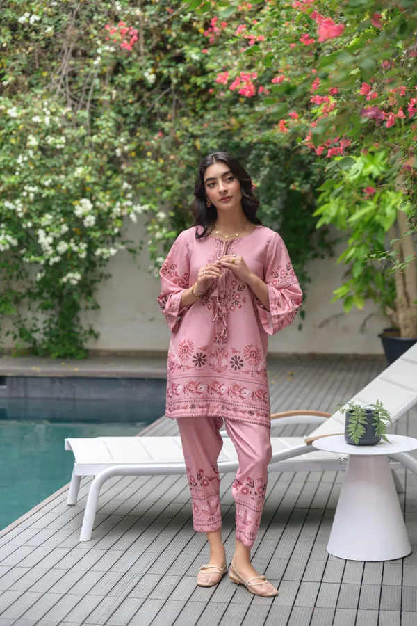 Pink_Linen_Printed_Co-Ord_Set_For_Women