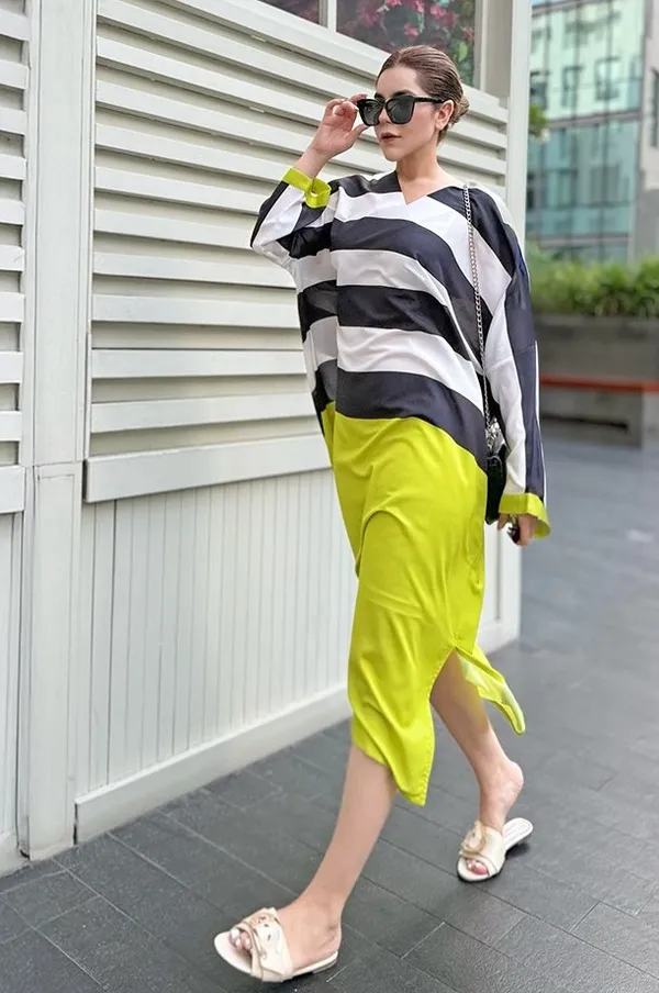 Black_Korean_Bsy_Striped_Dress_For_Women